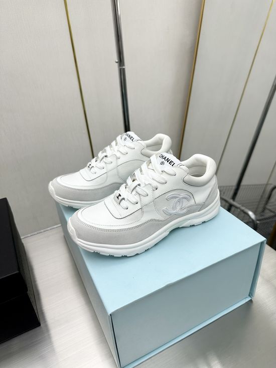 Chanel Premium Embroidered Breathable All-match Casual Sneakers