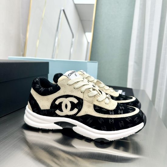 Chanel Premium Embroidered Breathable Versatile Casual Sneakers
