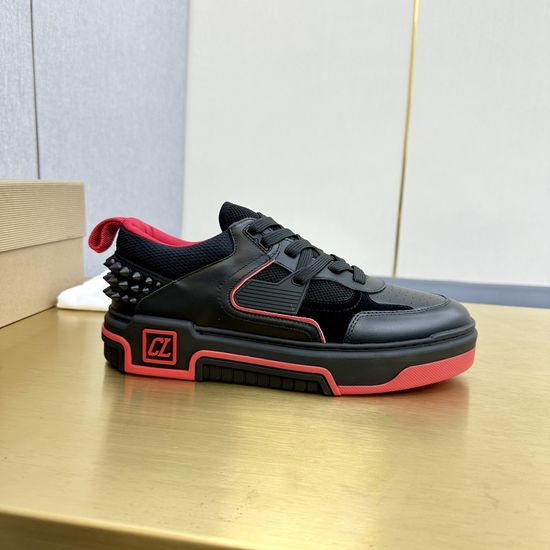 Christian Louboutine Premium Thick Sole Embellished Comfortable Casual Sneakers