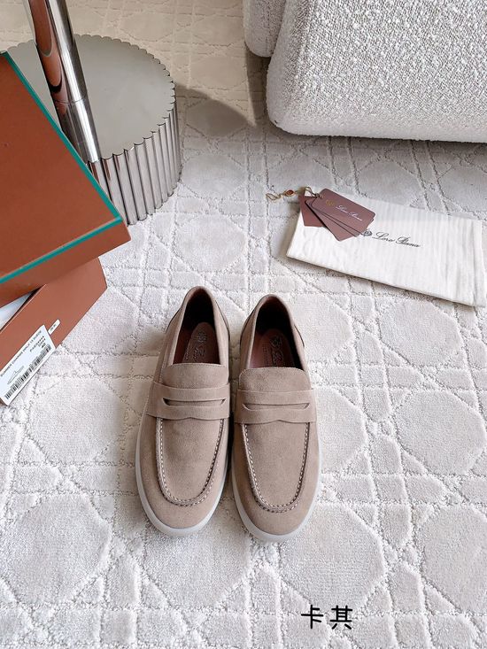 Loro Piana Classic Suede Loafers Comfortable For All Day Wear