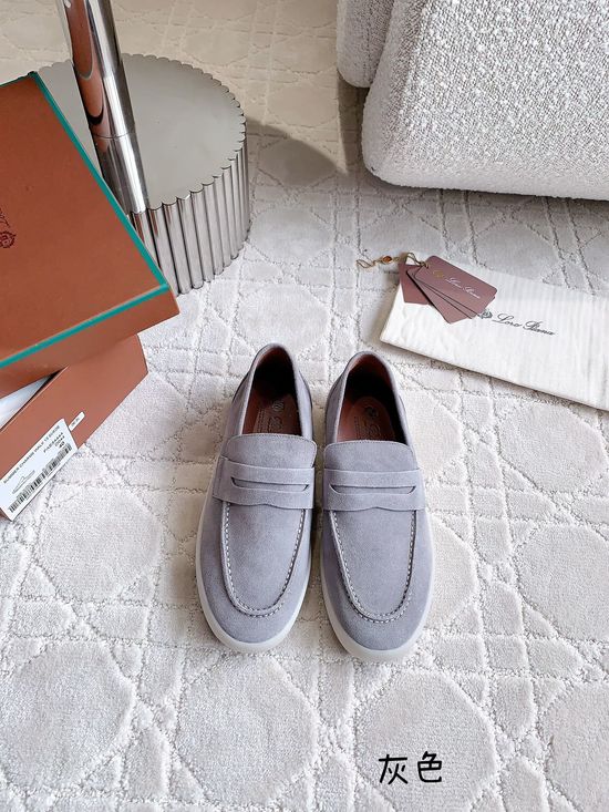 Loro Piana Classic Suede Loafers Comfortable For All Day Wear