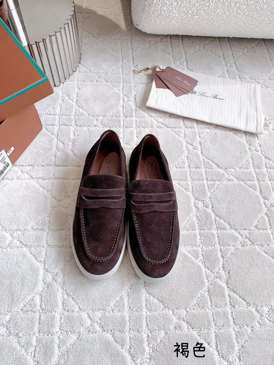 Loro Piana Classic Suede Loafers Comfortable For All Day Wear