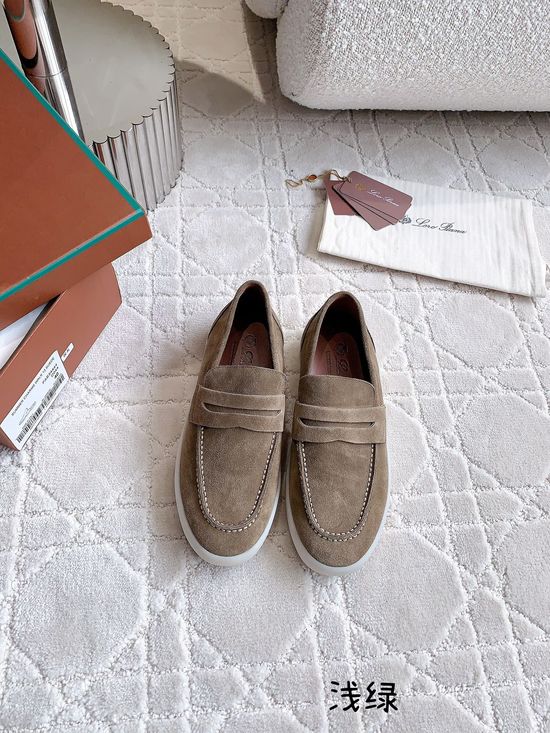 Loro Piana Classic Suede Loafers Comfortable For All Day Wear