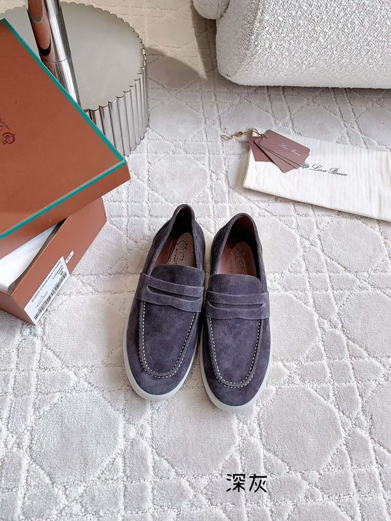 Loro Piana Classic Suede Loafers Comfortable For All Day Wear