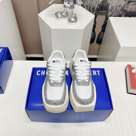 Chanel Platform Color Block Casual Shoes Thick Anti-slip Sole