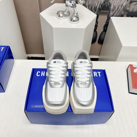 Chanel Platform Color Block Casual Shoes Thick Anti-slip Sole
