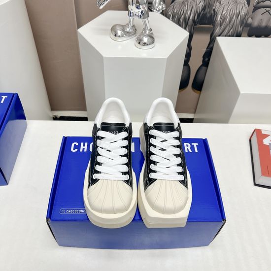 Chanel Platform Color Block Casual Shoes Thick Anti-slip Sole