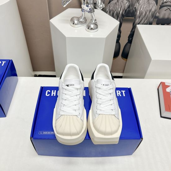 Chanel Platform Color Block Casual Shoes Thick Anti-slip Sole