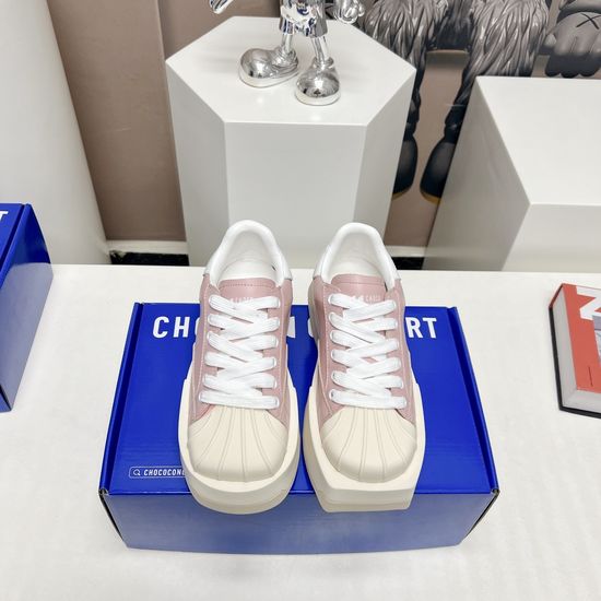 Chanel Platform Color Block Casual Shoes Thick Anti-slip Sole
