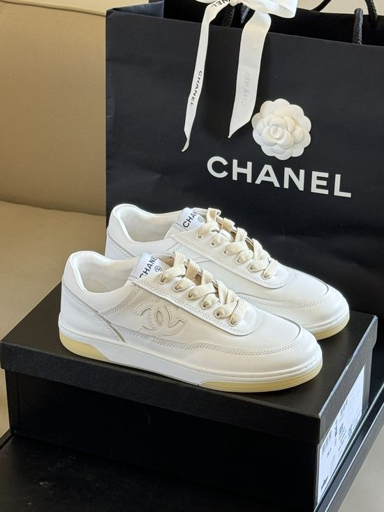 Chanel Classic Low-top Skate Shoes Premium Cowhide Upper