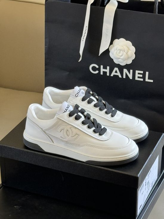 Chanel Classic Low-top Skate Shoes Premium Cowhide Upper