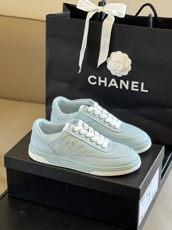 Chanel Classic Low-top Skate Shoes Premium Cowhide Upper