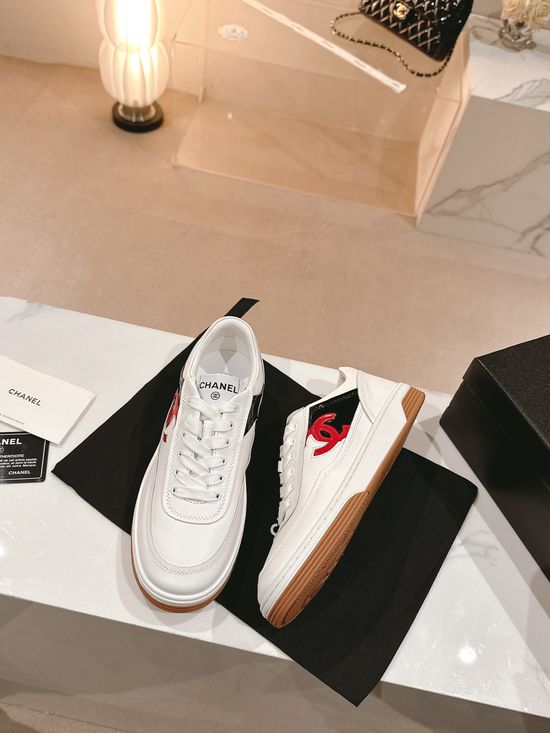 Chanel Casual Colorblock Sneakers Comfortable Breathable Daily Walking Shoes
