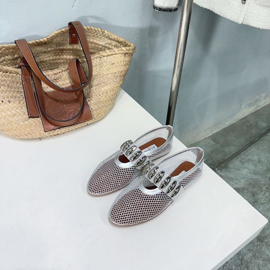 Alaia Breathable Mesh Flat Shoes Comfortable Elegant All-match Footwear