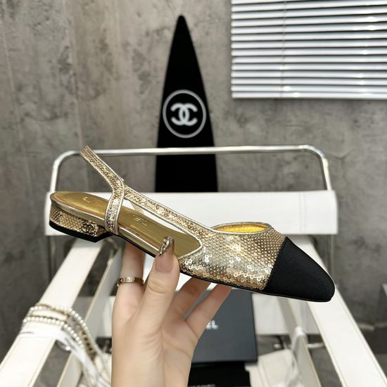 Chanel Classic Sheepskin Lined Comfort Flat Casual Sandals