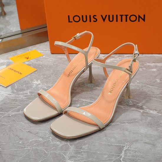 Louis Vuitton Suede Patent Upper Sheepskin Lining Leather Sole Sandals