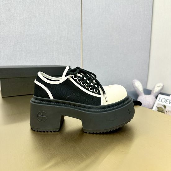 Loewe High Density Canvas Non Slip Thick Sole Casual Shoes