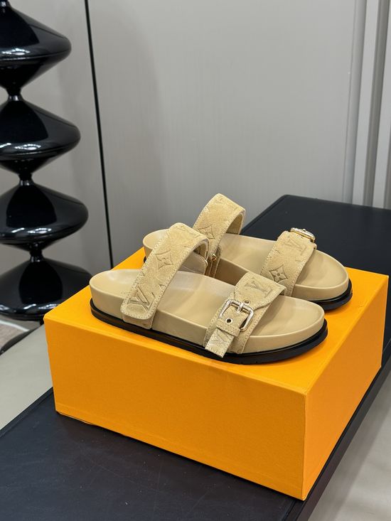 Louis Vuitton Classic Versatile Comfortable Casual Daily Slides