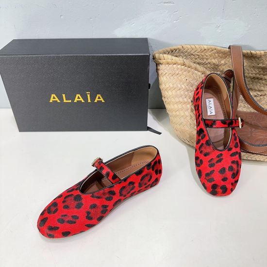 Alaia Rhinestone Mary Jane Vintage Classic Comfortable Leather Shoes
