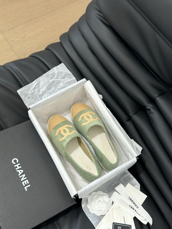 Chanel Premium Espadrilles with Full Packaging Included