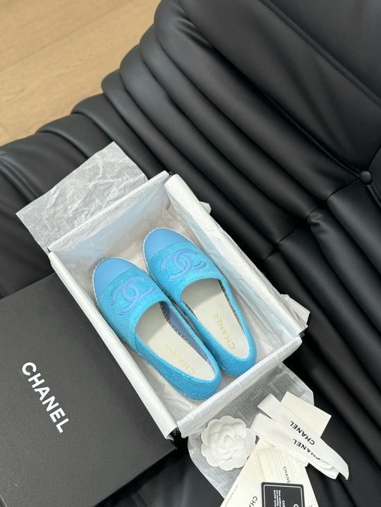 Chanel Premium Espadrilles with Full Packaging Included