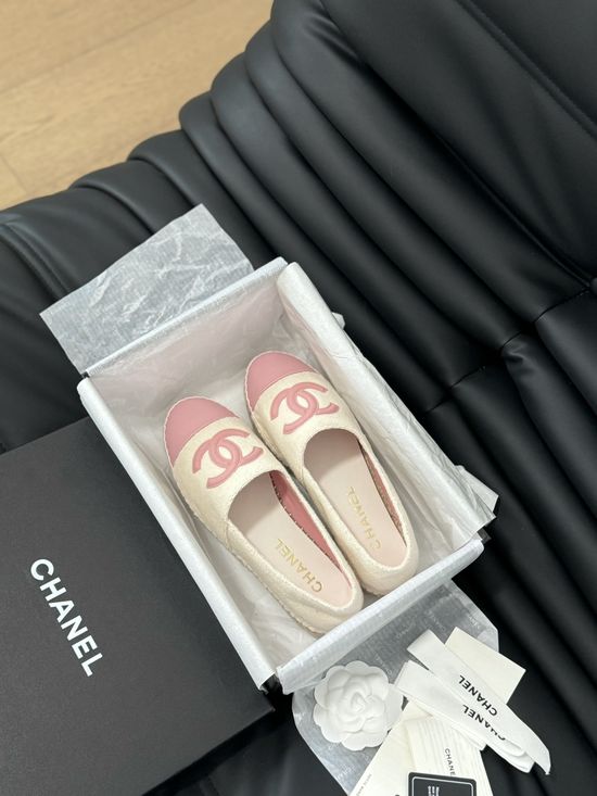 Chanel Premium Espadrilles with Full Packaging Included