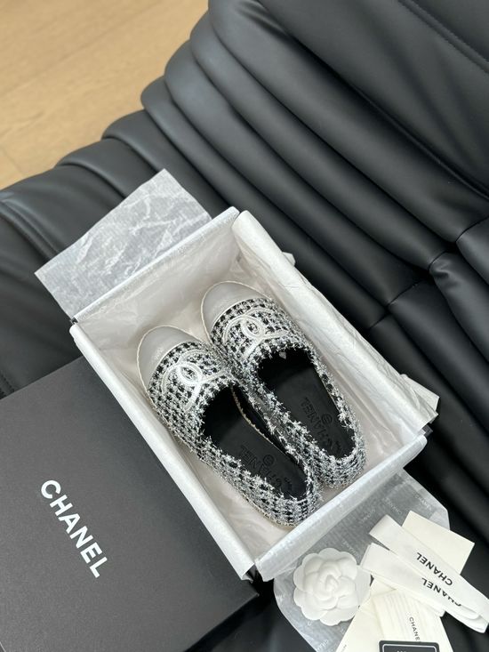 Chanel Classic Espadrilles with Semi-transparent Outsole