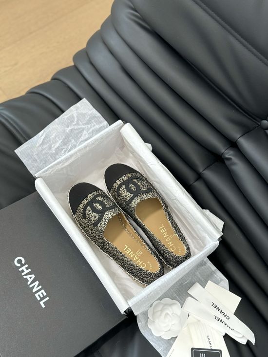 Chanel Classic Espadrilles with Semi-transparent Outsole