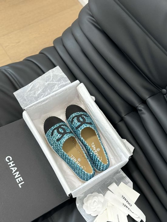 Chanel Classic Espadrilles with Semi-transparent Outsole