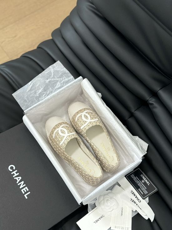 Chanel Classic Espadrilles with Semi-transparent Outsole