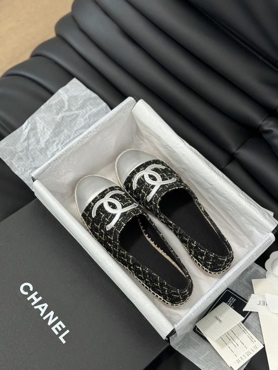Chanel Classic Espadrilles with Semi-transparent Outsole