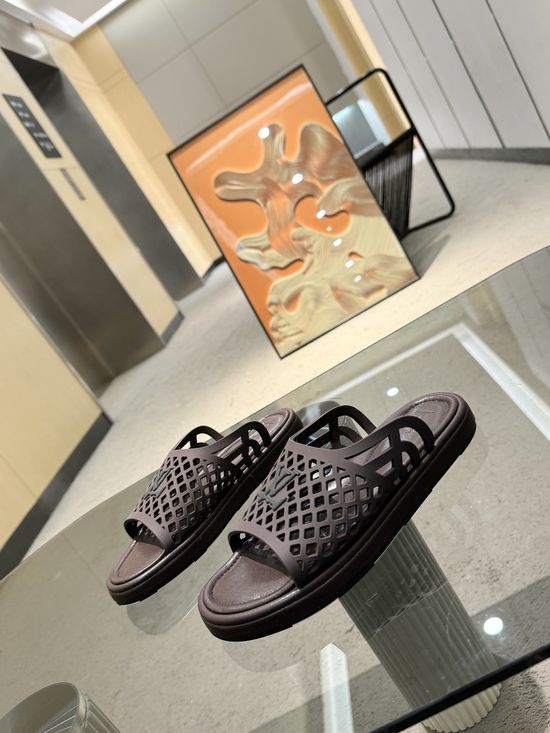 Louis Vuitton Classic Denim Slides With Premium Comfort Design