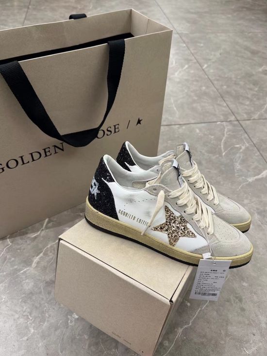 Golden Goose Premium Vintage Style Distressed Thick Sole Casual Skate Shoes