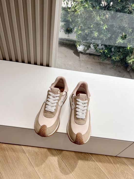 Loewe Color Block Hidden Heel Comfortable Casual Trainers