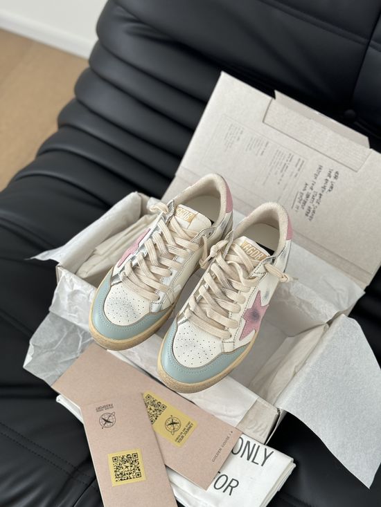 Golden Goose Casual Graffiti Distressed Sneakers Versatile Daily Footwear