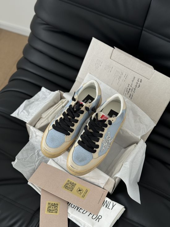 Golden Goose Casual Graffiti Distressed Sneakers Versatile Daily Footwear