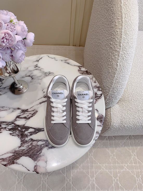 Chanel Color-block Casual Plank Shoes in Leather
