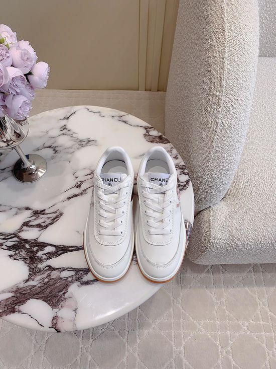 Chanel Classic Leather Casual Shoes with Comfort Fit