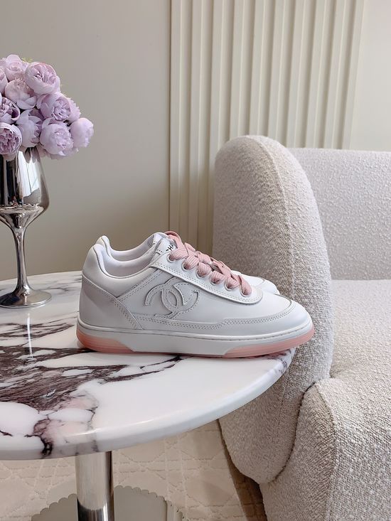 Chanel Comfortable Leather Casual Plank Shoes