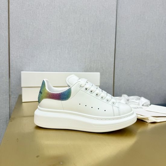 McQueen Premium Leather Platform Sneakers with Full Packaging