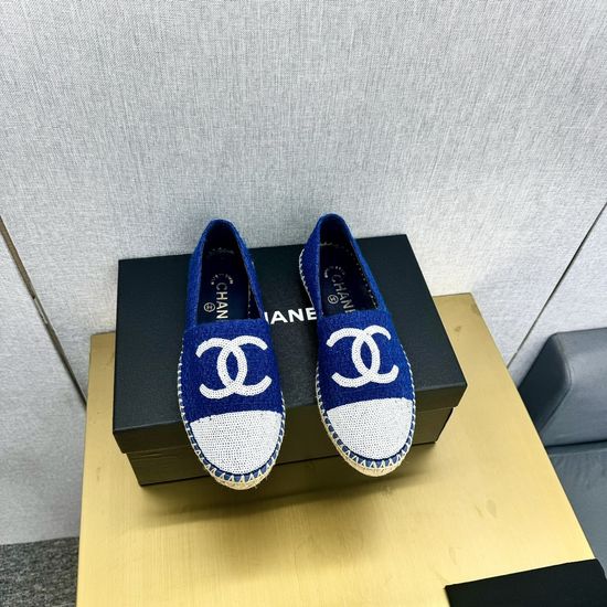 Chanel Hand-stitched Loafer with Double C Logo Accent