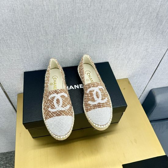 Chanel Hand-stitched Loafer with Double C Logo Accent