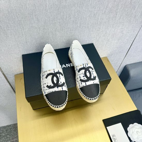 Chanel Classic Espadrilles Slip On Casual Comfortable Shoes