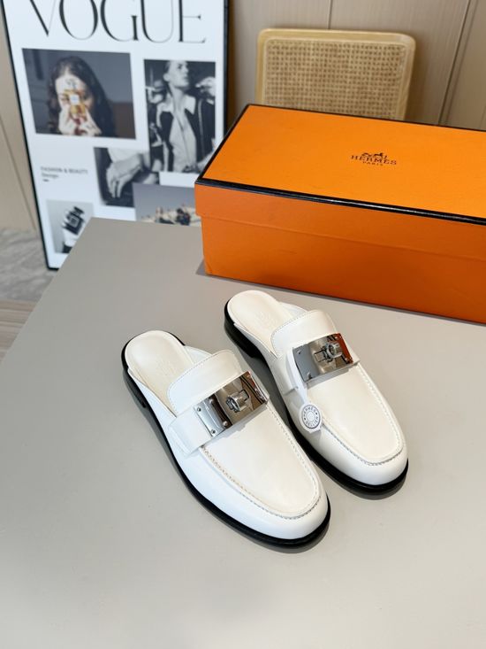 Hermes Premium Leather Height Boosting Casual Comfort Sneakers