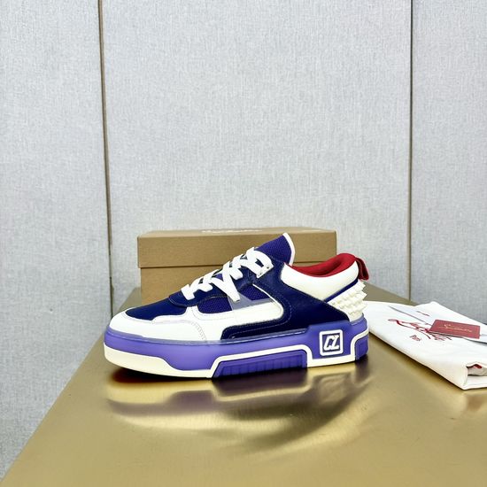 Christian Louboutine Premium Thick Sole Embellished Comfortable Casual Sneakers