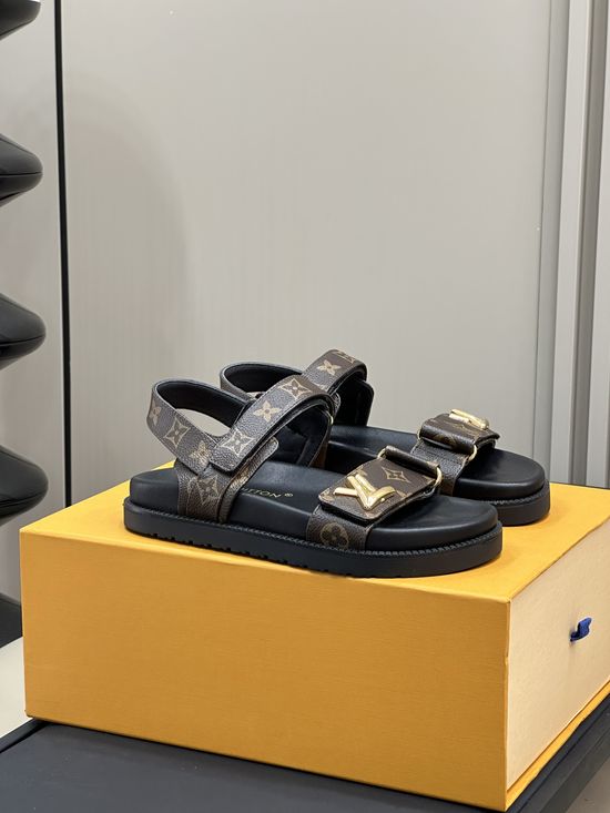 Louis Vuitton Classic Comfortable Casual Daily Slip On Slippers
