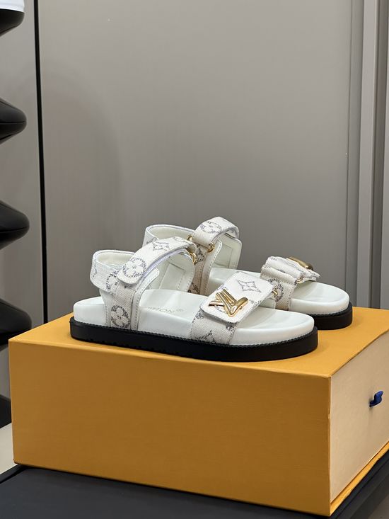 Louis Vuitton Classic Comfortable Casual Daily Slip On Slippers