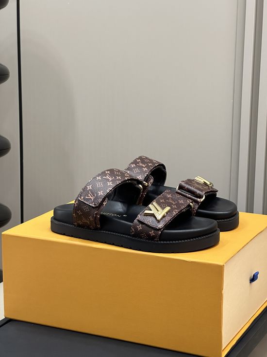 Louis Vuitton Classic Comfortable Casual Daily Slip On Slippers