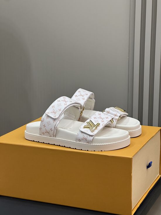 Louis Vuitton Classic Comfortable Casual Daily Slip On Slippers