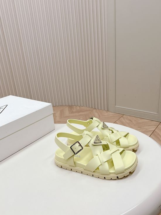 Prada Fashionable Non-slip Sandals Comfortable Stylish For Daily Wear